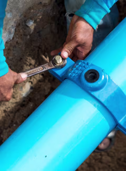 Water main leaks outside your home