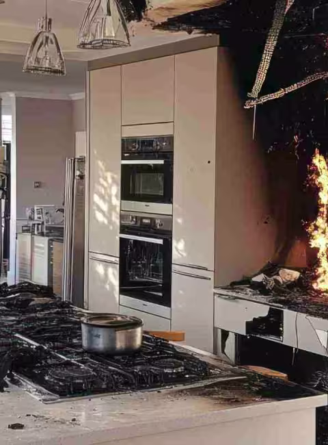 home kitchen fire
