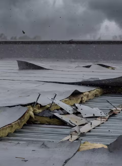 Commercial Roof Storm Damage