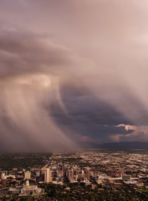 Storm Over Salt Lake City