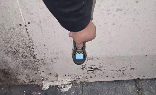 Mold-Inspection-with-Moisture-Meter