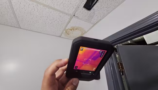 commercial-roof-leaking