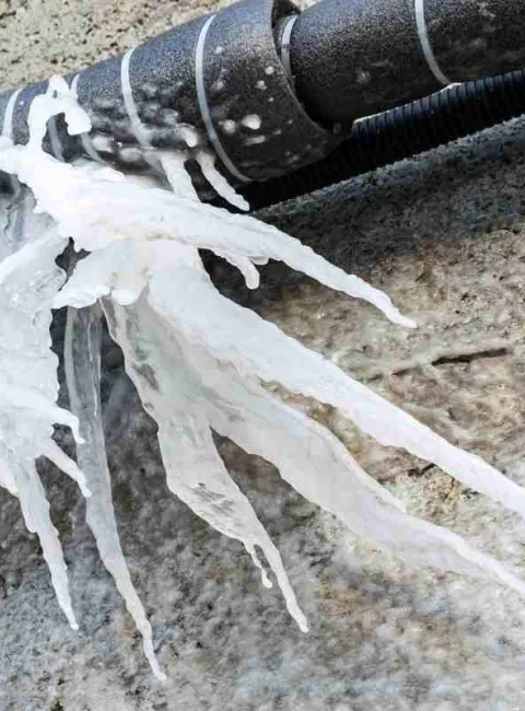 burst pipe
