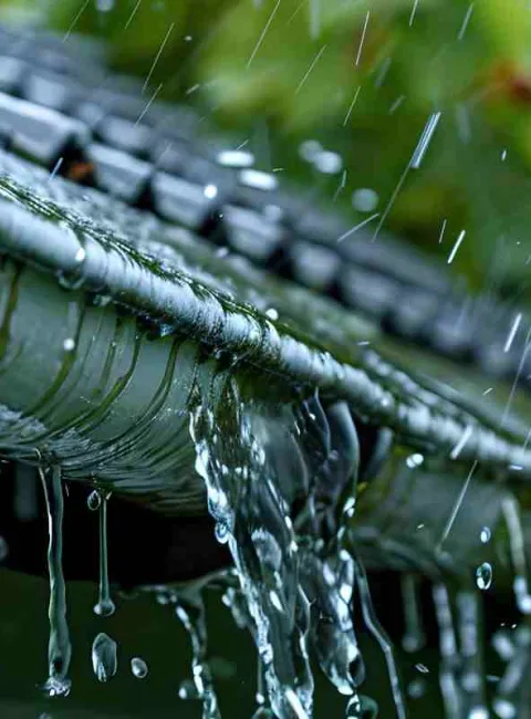 heavy rain on Nashville home