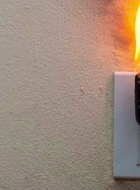 fire in outlet