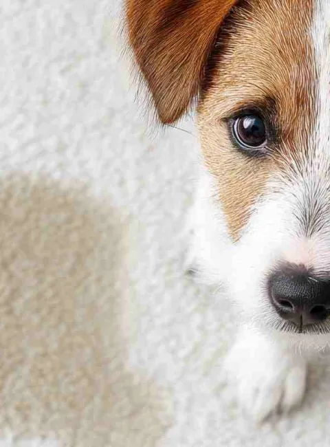 Dog urine on carpet