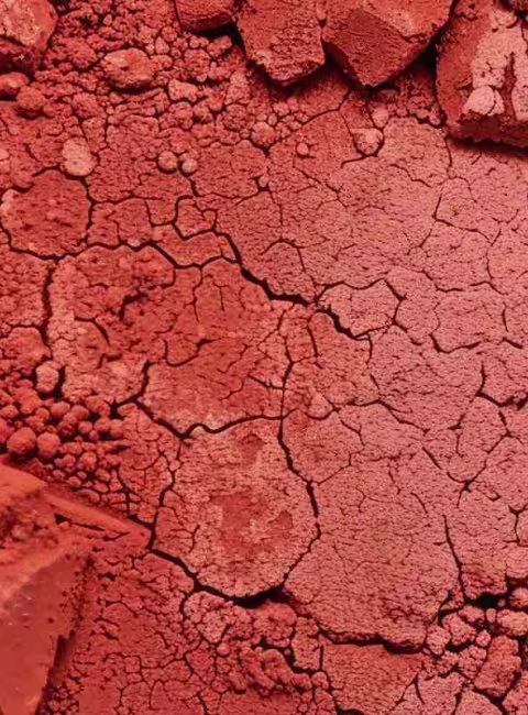 Red clay soil