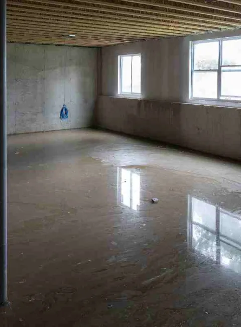flooded basement