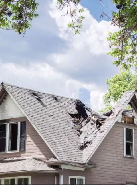 Spring fire electrical damage