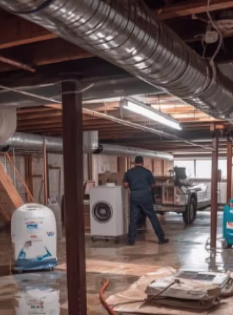 Burst Pipe Water Damage Restoration