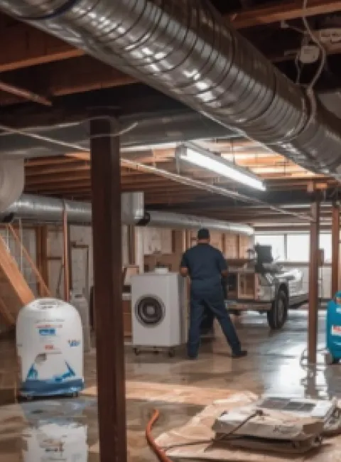 Burst Pipe Water Damage Restoration