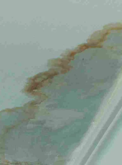 water leak in ceiling