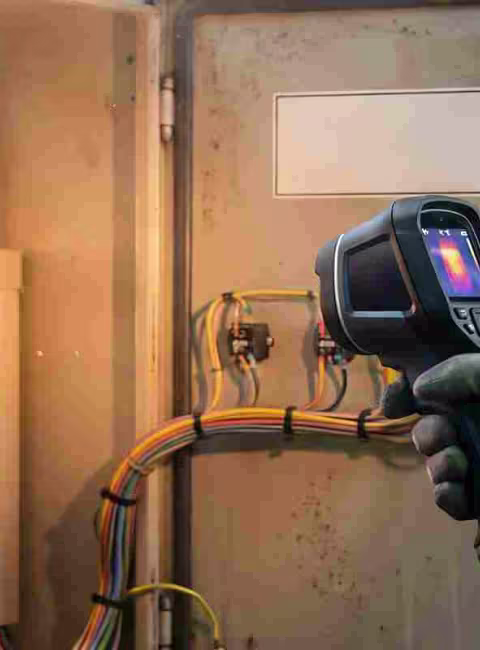 checking for fire hazard
