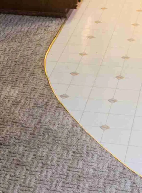 dirty carpets from tracking in in the spring in Denver