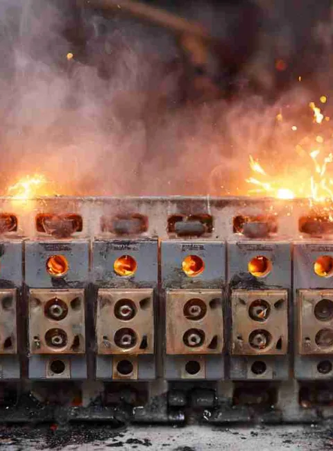 commercial electrical panel fire due to a storm surge