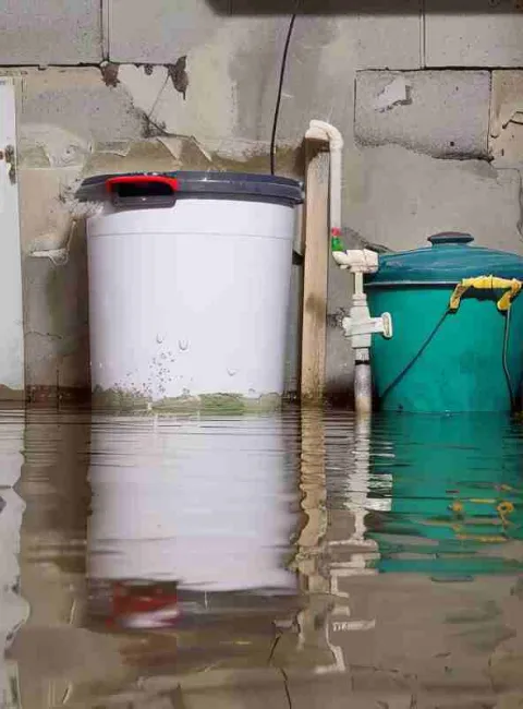 flooded basement