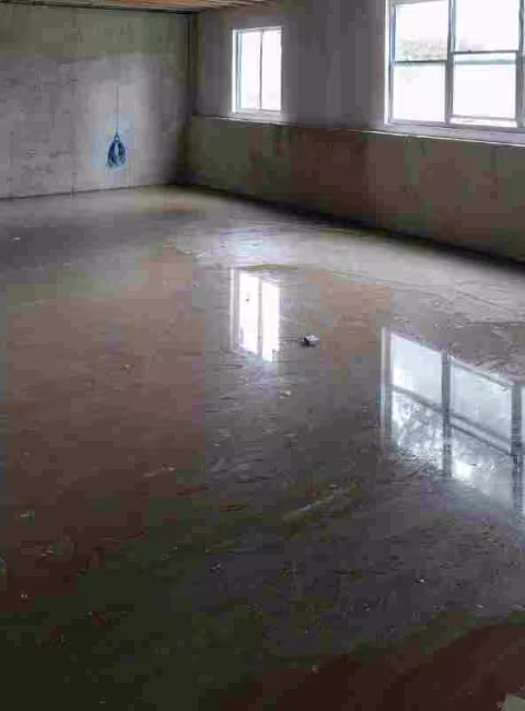 flooded basement