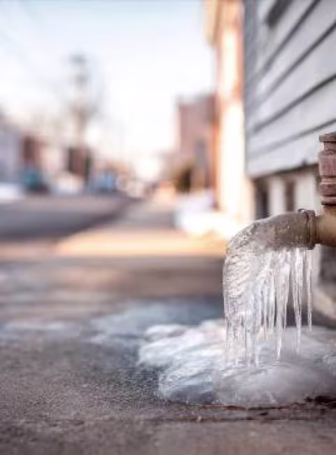 Frozen pipes in Feasterville 1950s-style homes
