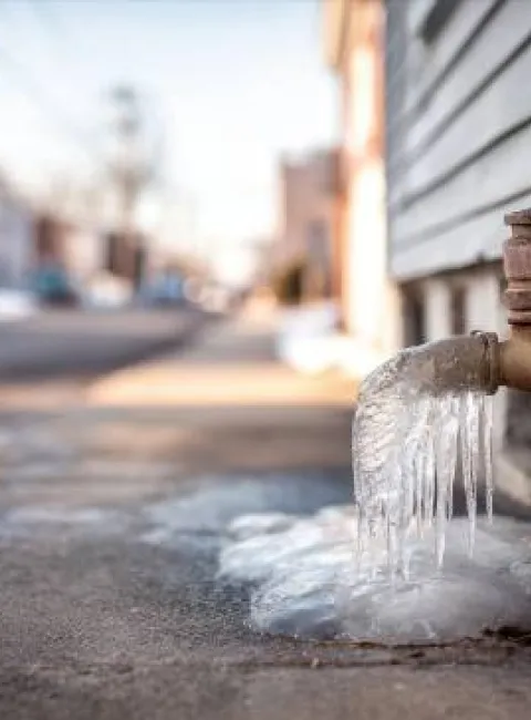Frozen pipes in Feasterville 1950s-style homes