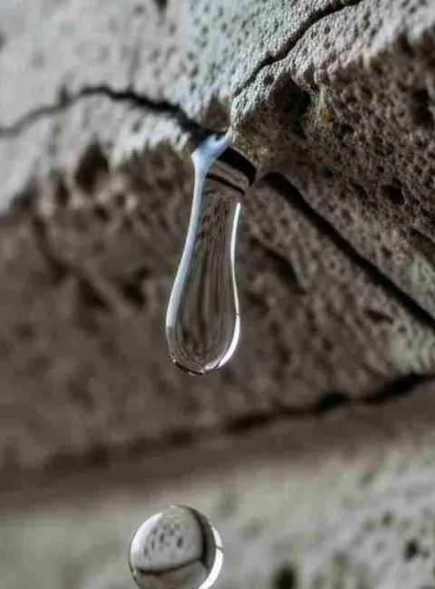 leaky slab in a home in The Woodlands