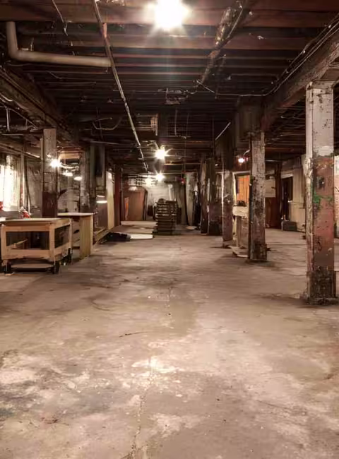 musty basement