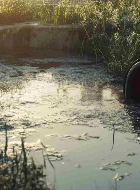 poor drainage in backyard