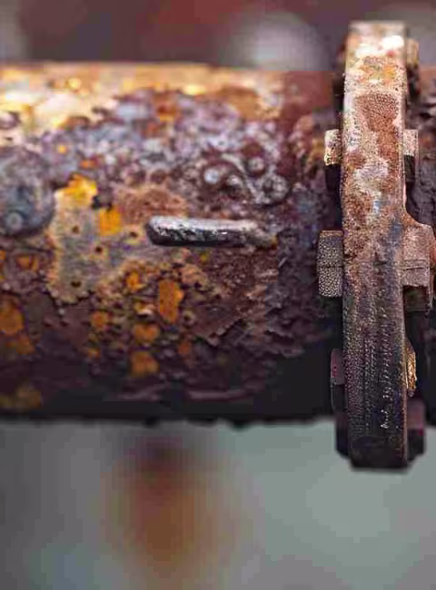 old rusty pipe