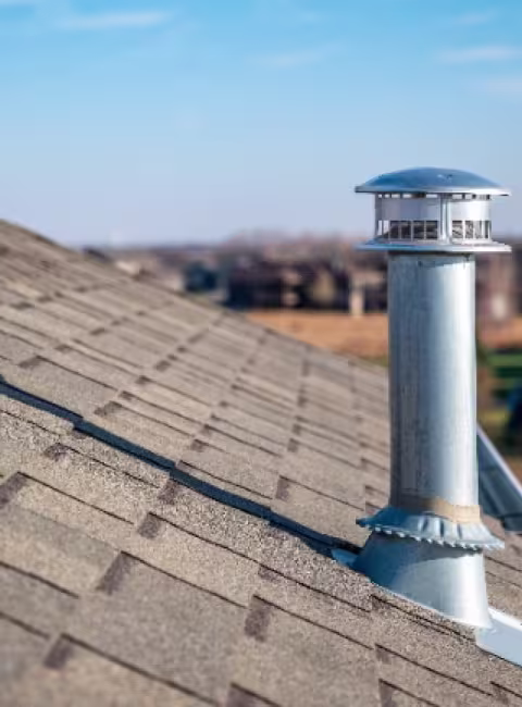 Clogged roof vents