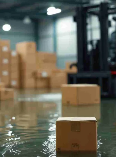 warehouse flood