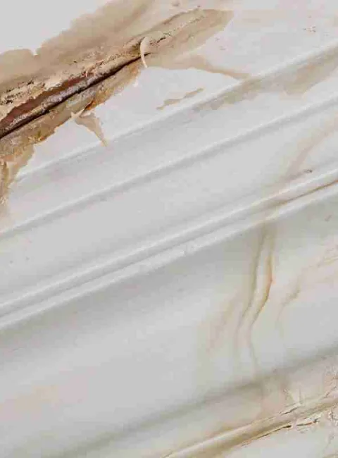 water damaged ceiling