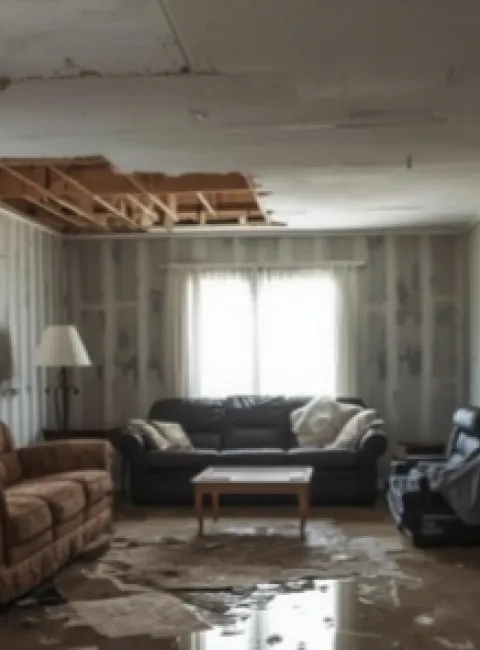 water damage in home