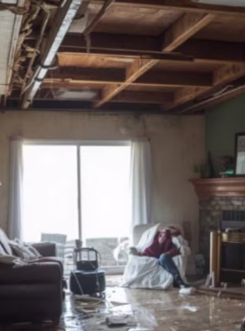 Water Damage in Azusa, CA Home