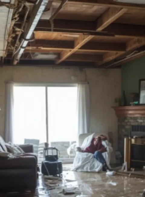 Water Damage in Azusa, CA Home