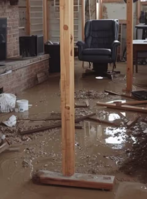 flooded basement restoration