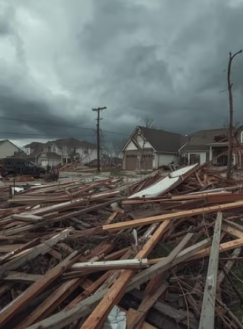 tornado damage