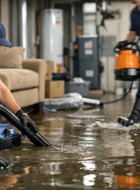 flooded basement cleanup service