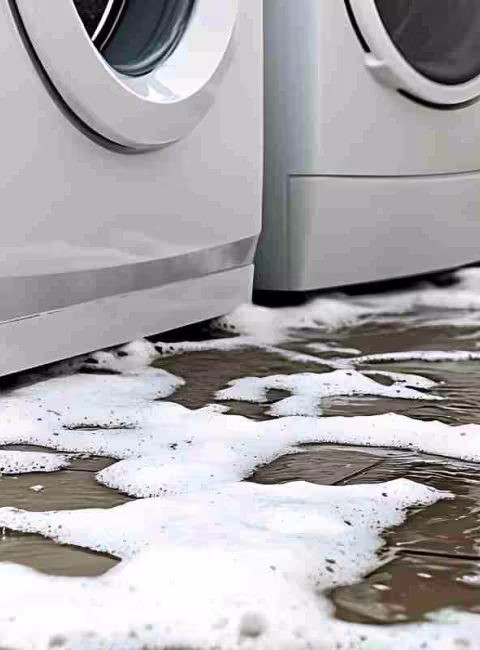 Leaking washing machine