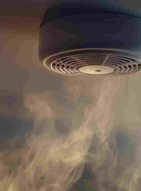 smoke alarm going off
