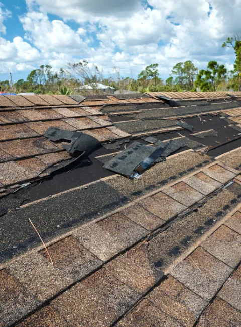 Storm Damaged Home