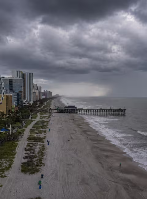 Storm over Myrtle Beach, SC