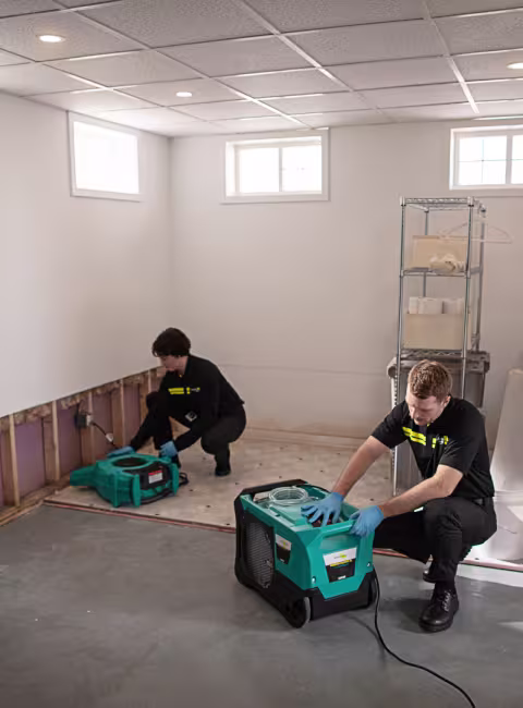 two-servicemaster-restore-technicians-setting-up-industrial-drying-equipment-for-water-damage-mitigation-in-a-basement-laundryroom