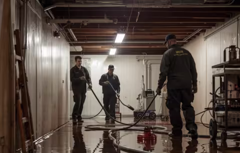 Flooded Basement Service