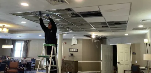 pipe break water damage