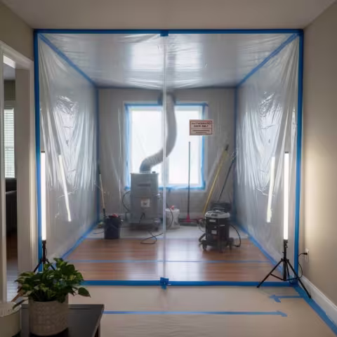 Containment barrier and filtration