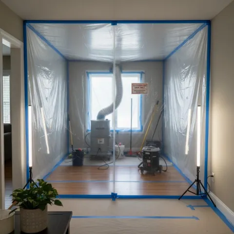 Containment barrier and filtration