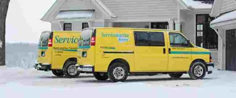 ServiceMaster response vans