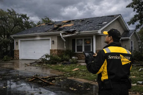 Storm damage