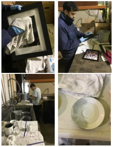 soot damaged contents cleaning services