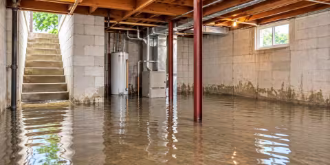 Standing water in basement
