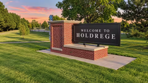 Welcome to Holdrege Sign in Holdrege, NE